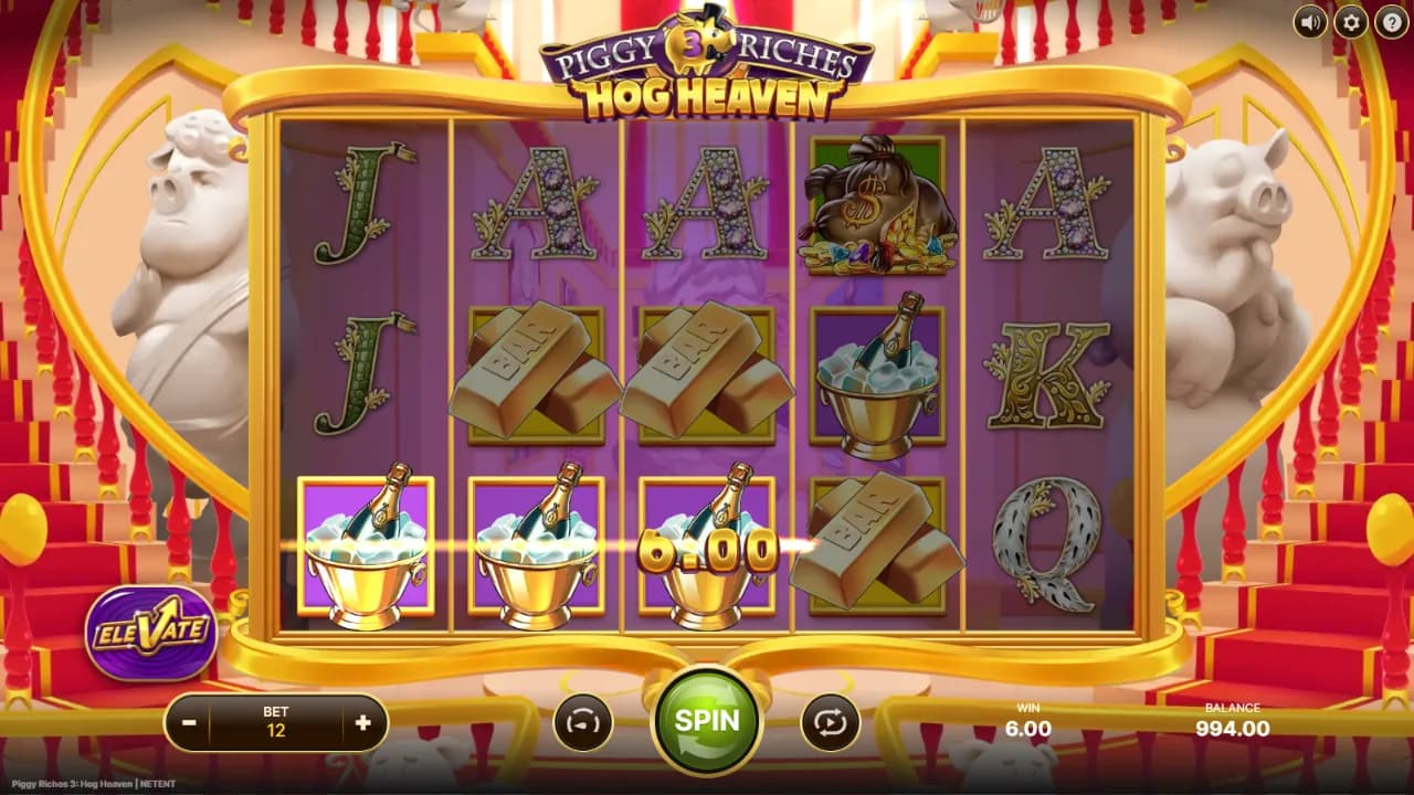 Piggy Riches 3: Hog Heaven снимка на бонус функцията