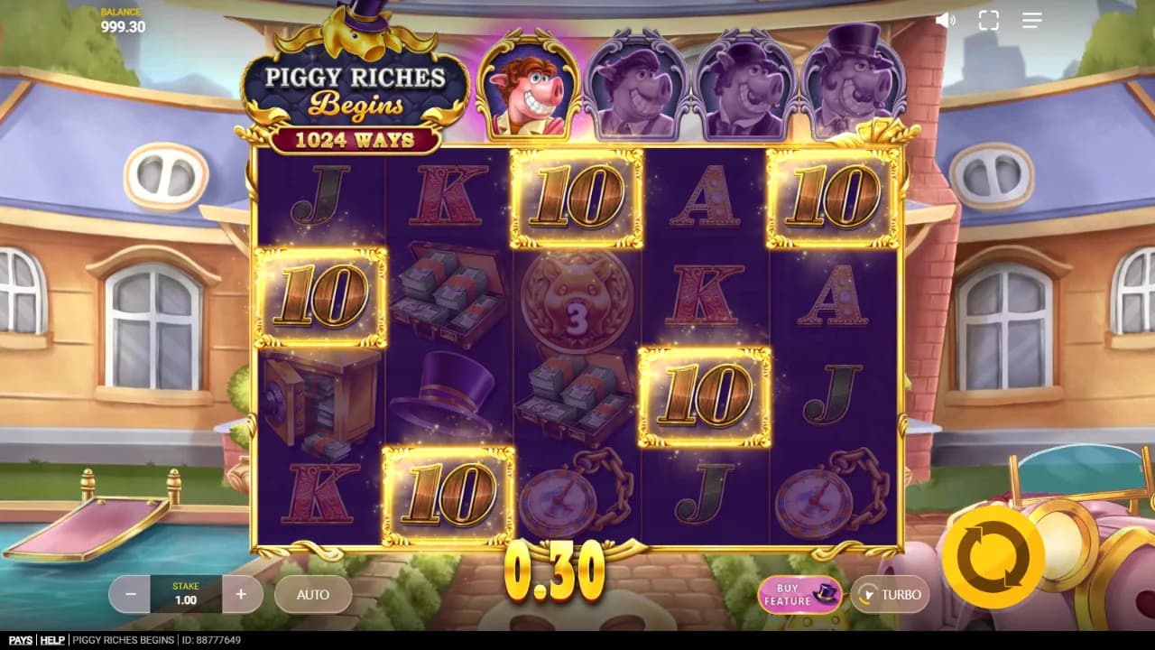 Piggy Riches Begins снимка на бонус функцията