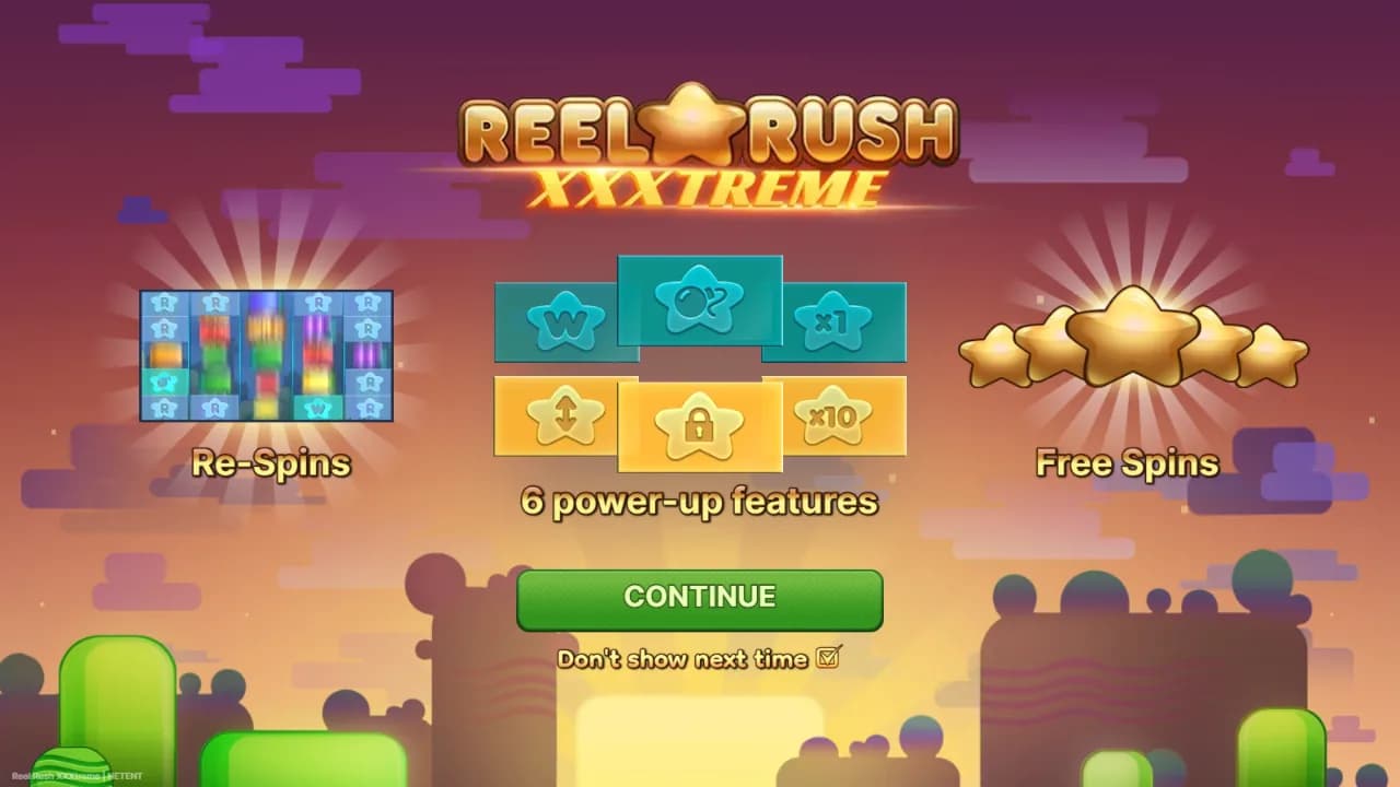 Reel Rush XXXtreme zrzut ekranu funkcji bonusowej