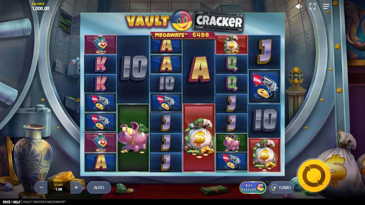 Vault Cracker Megaways™ gameplay screenshot